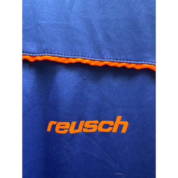 Reusch Mens MMS Cool Padded Goalkeeper Jersey Blue/Orange Long Sleeve - Picture 2 of 8